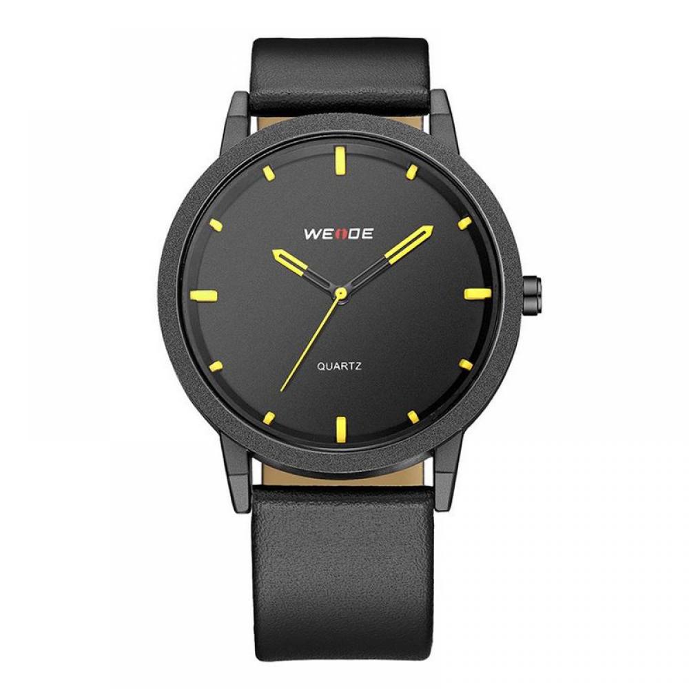 Relógio Masculino Weide Analógico WD001 - Preto e Amarelo