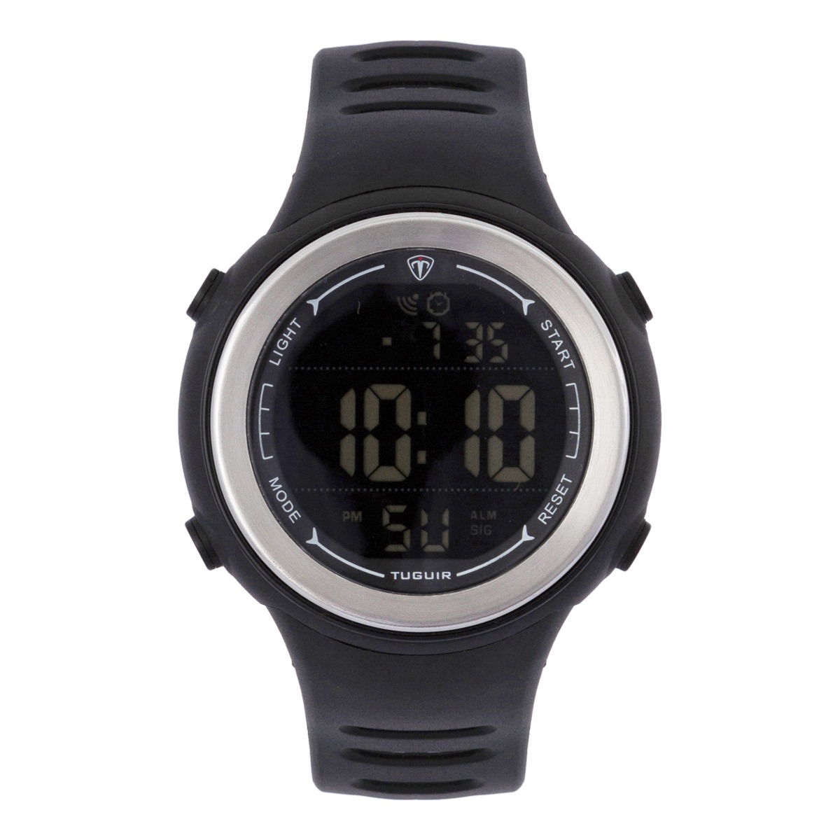Relógio Masculino Tuguir Digital TG123 - Preto e Prata